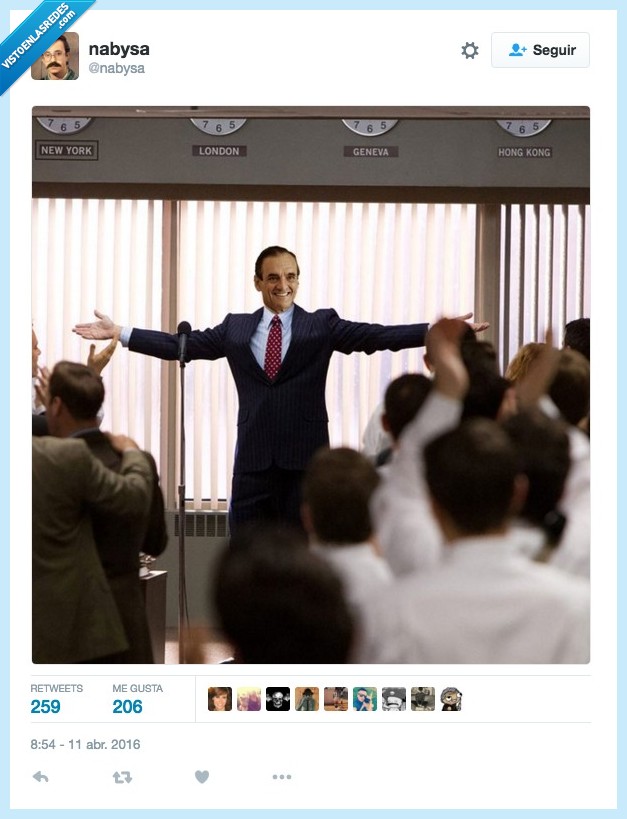 Mario Conde,El Lobo de Wall Street,Leonardo Dicaprio,montaje