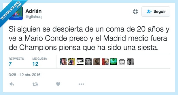 alguien,despierta,despertar,coma,20,años,tiempo,Mario Conde,Panama Papers,preso,detenido,detener,Madrid,champions