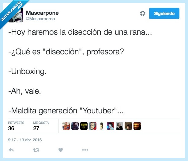 disección,rana,abrir,unboxing,youtuber,generación,clase,experimento