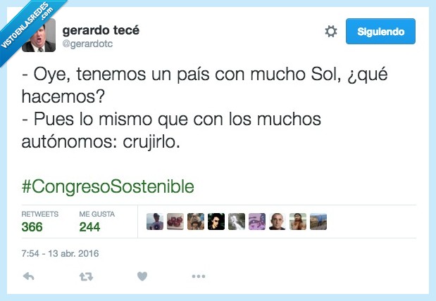 país,sol,autónomos,crujir,congreso,sostenible