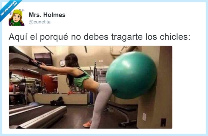 chicles,humor,foto,twitter,gimnasio,gym,gracioso