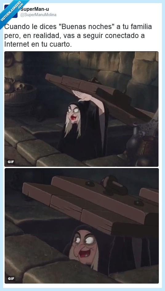 blancanieves,bruja,gif,cuarto,internet,familia,madrastra,ordenador,móvil,habitación