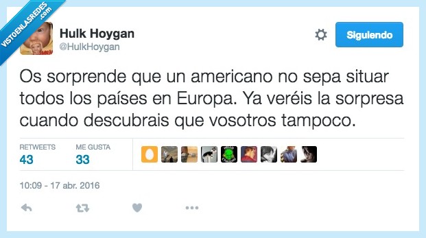 sorprende,sorpresa,americano,Estados Unidos,paises,mapa,europa,tampoco,inteligencia