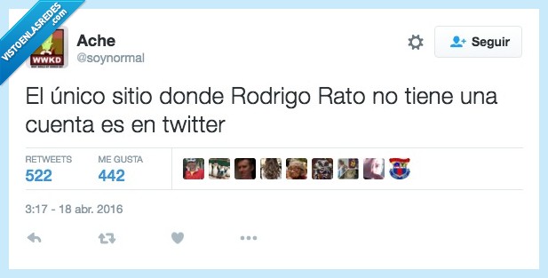 Rodrigo Rato,cuanta,sitio,Twitter