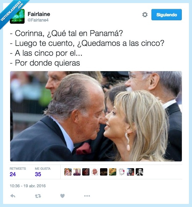 Corinna,Panama,contar,quedar,cinco,hinco,quieras,amante,Rey,Juan Carlos