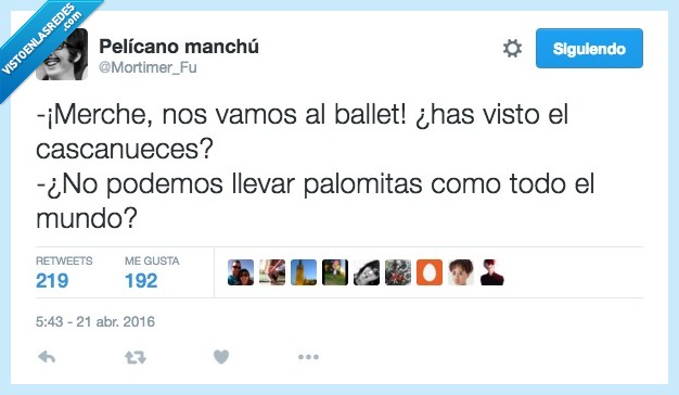 merche,ballet,visto,ver,cascanueces,llevar,palomitas,mundo