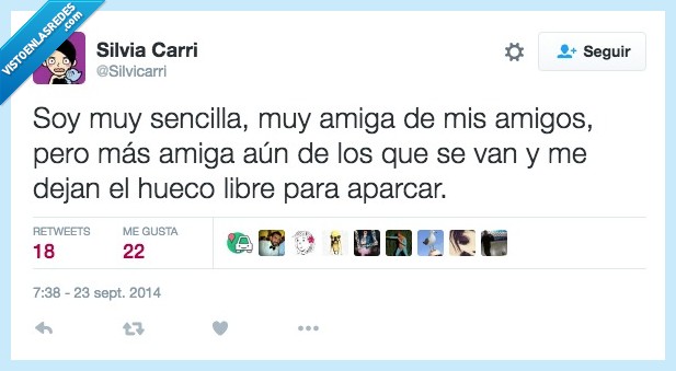 sencilla,amiga,amigos,aparcar,van,hueco,aparcamiento