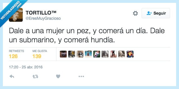 mujer,pez,comer,un día,hundía,submarino