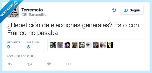 Franco,elecciones,generales,repetición,repetir,pasar