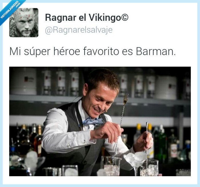 super héroe,favorito,Barman