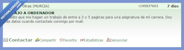 milanuncios,trabajo,anuncio,ordenador,paginas,carrera,vago,pereza