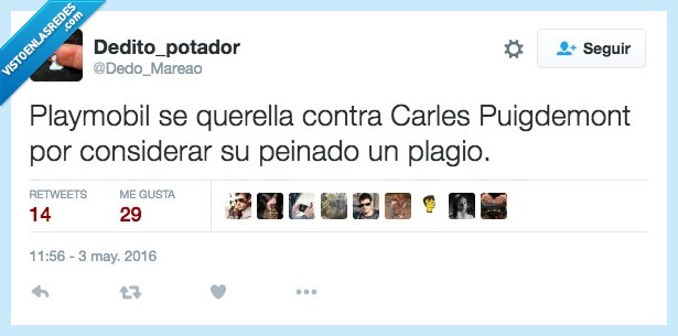 Playmobil,querella,contra,Carles Puigdemont,considerar,peinado,plagio,pelo