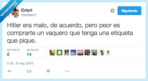 hitler,malo,vaquero,pantalon,etiqueta,pique,picar