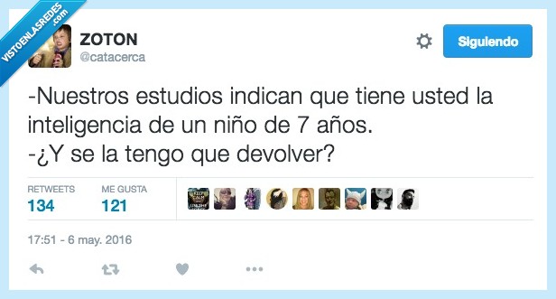 estudio,inteligencia,niño,años,devolver,tonto