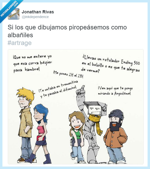 dibujantes,albañiles,piropos,lapiz,duro,piropear