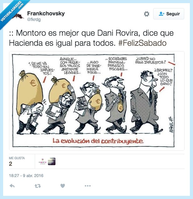 politica,dani,rovira,impuestos,risa,pagar,evolucion,contibuyente,Montoro,Hacienda