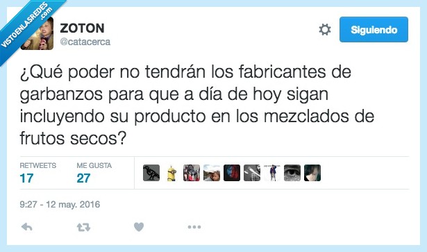 poder,fabricantes,garbanzos,incluyendo,producto,frutos secos,mix,mezcla