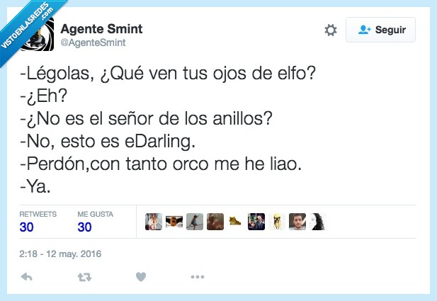 legolas,ojos,elfo,feo,orco,edarling,fea,ligar