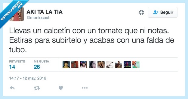 calcetin,notas,estirar,agujero,tomate,falda,tubo,romper,roto