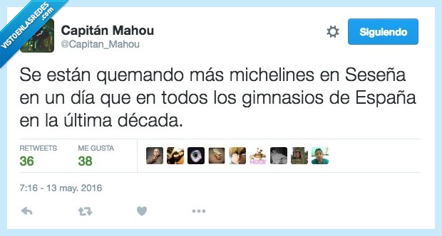 michelin,neumatico,gimnasio,España,década