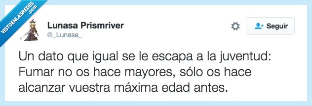 juventud,fumar,mayor,vida,fumar mata