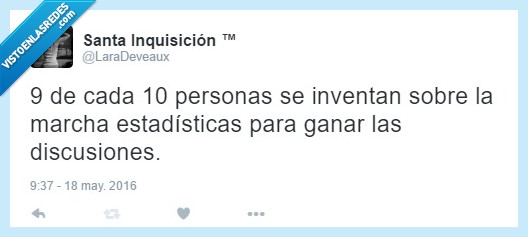 estadísticas,inventan,inventar,estudios,ganar,discusiones