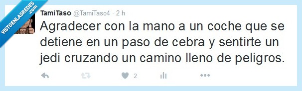 jedi,cruzar,paso,cebra,mano,gracias,poder,fuerza