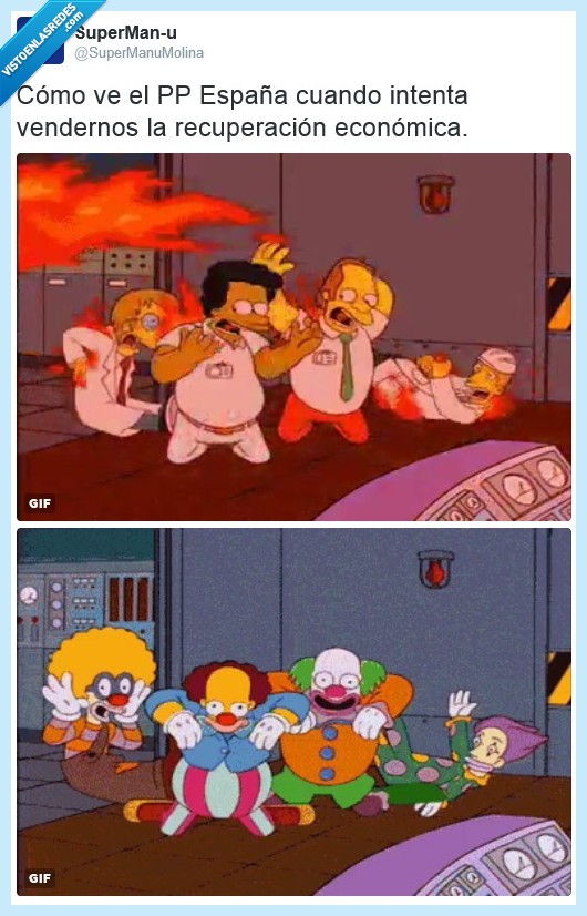 los simpsons,homer,payasos,pp,crisis,feliz,risa