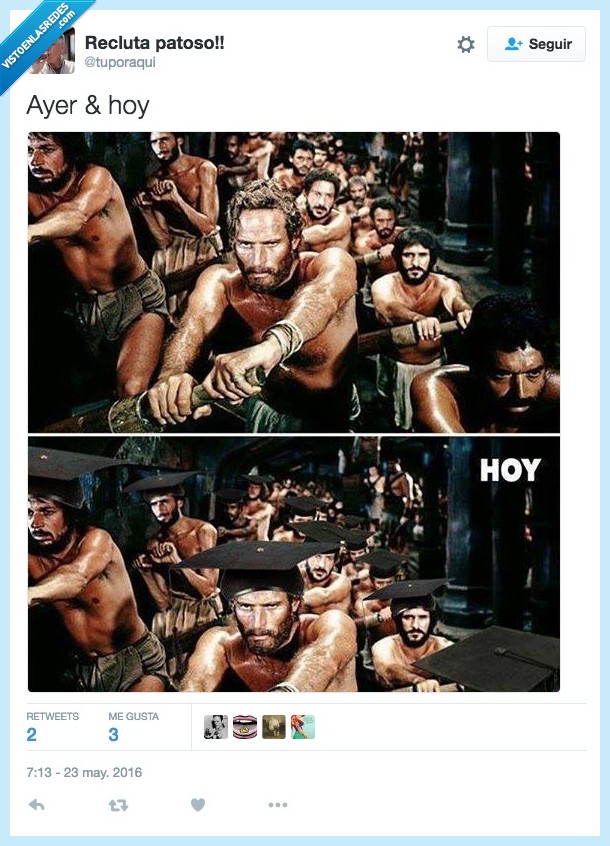 esclavo,trabajo,trabajar,ben hur,pel&iacute;cula,titulo,universitario,titulado