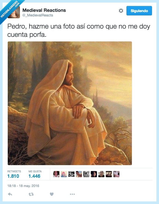 pedro,pedir,foto,asi,mirar,jesus,yisus,dios,disimular