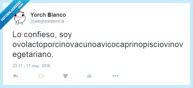 hipster,vegano,comer,vegetariano,ovolacto,omnivoro,todo