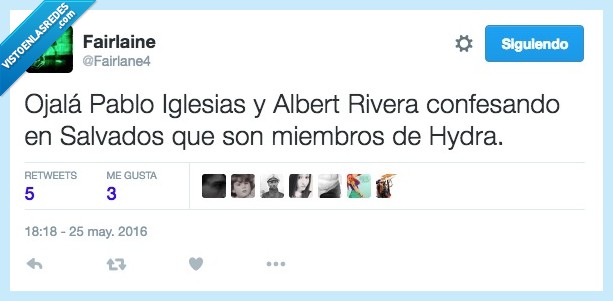 pablo iglesias,albert rivera,salvados,miembro,hydra