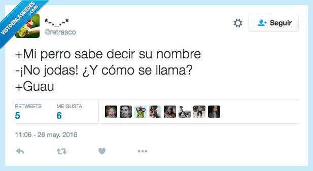 perro,sabe,decir,nombre,llama,llamar,guau