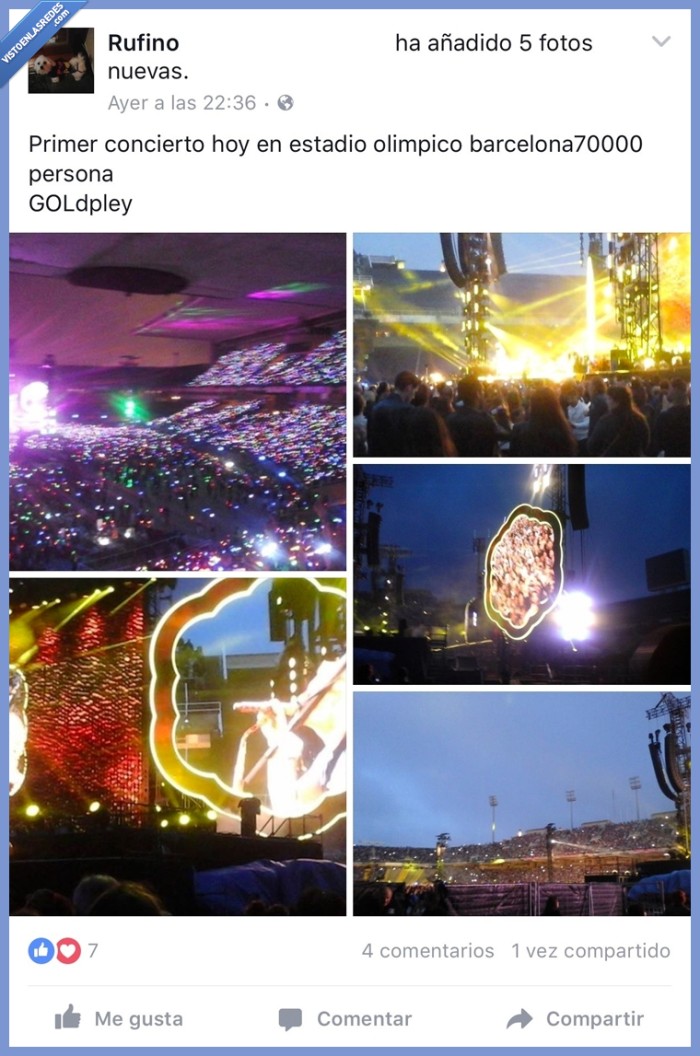 coldplay,fan,gold pley