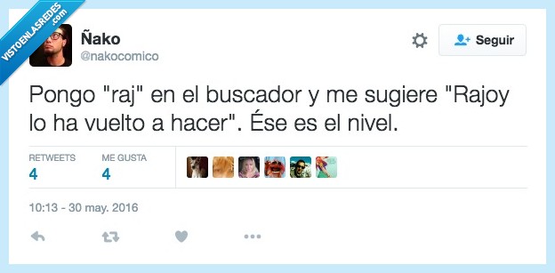 Rajoy,vuelto,hacer,nivel,buscador