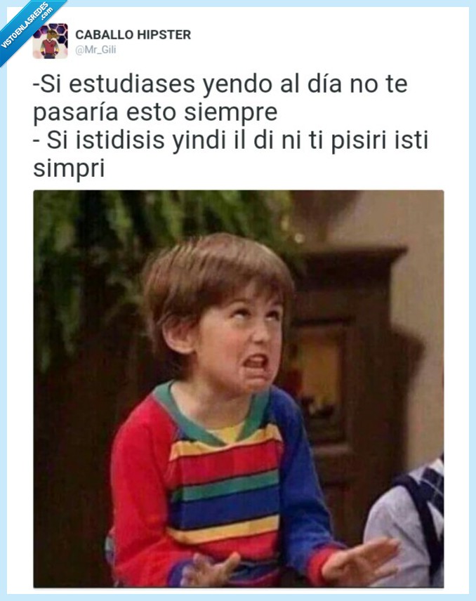 Examen; estudiar; madurar