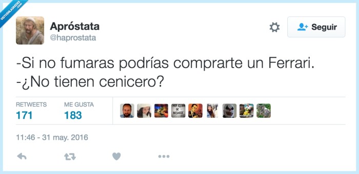 fumar,cenicero,ferrari