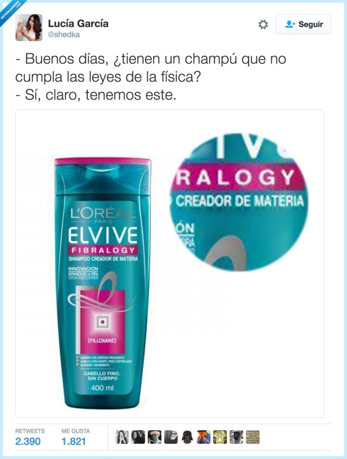 champú,leyes,física,materia,destruir,crear