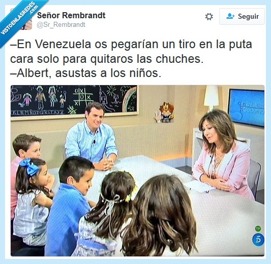 venezuela,albert rivera,ana rosa,telencinco,niños