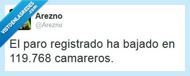 paro,camareros,bajar