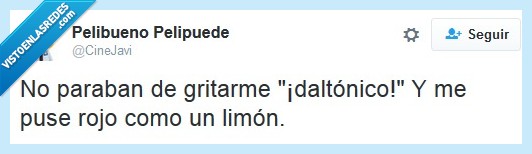rojo,limón,daltónico