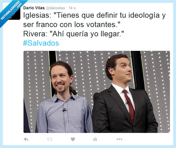 Iglesias,Rivera,Salvados,frente a frente,debate,elecciones,Franco,Maduro,Venezuela,Nicole Kidman