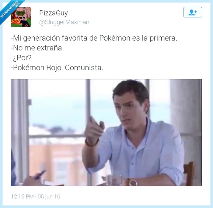 albert rivera,pokemon rojo,comunistas