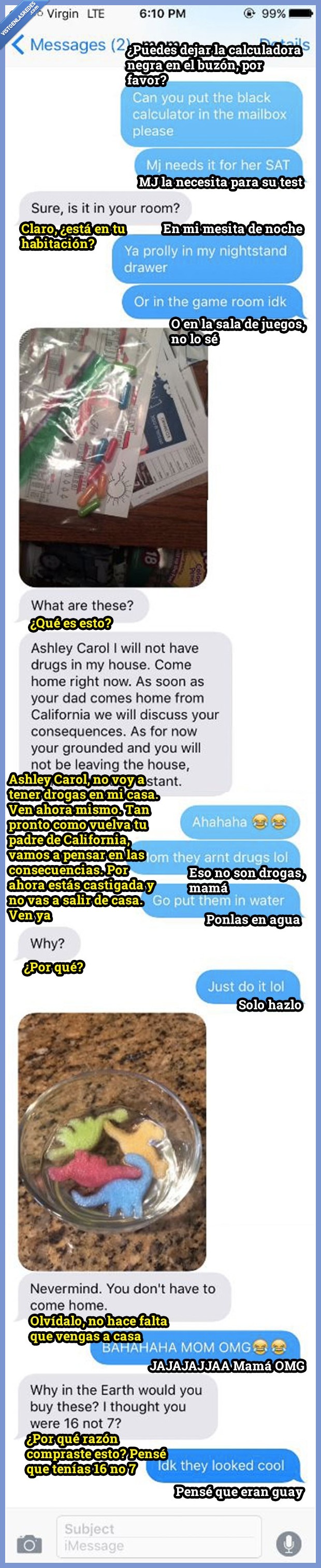 445277 - Madre cree que lo que ha encontrado en la habitación de su hija son drogas