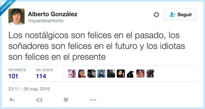 nostálgicos,presente,futuro,pasado