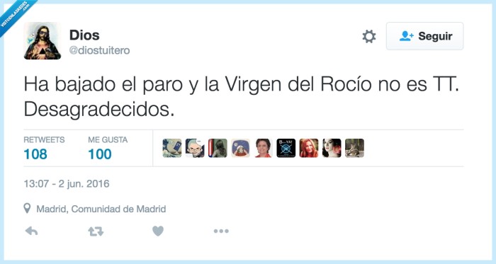 paro,virgen del rocío,bajar