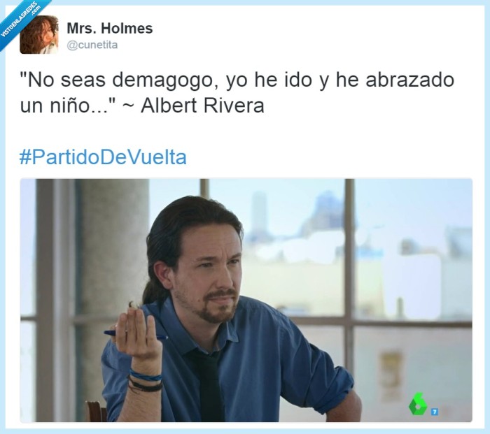 demagogo,albert rivera,venezuela,twitter,política,humor,debate,pablo iglesias
