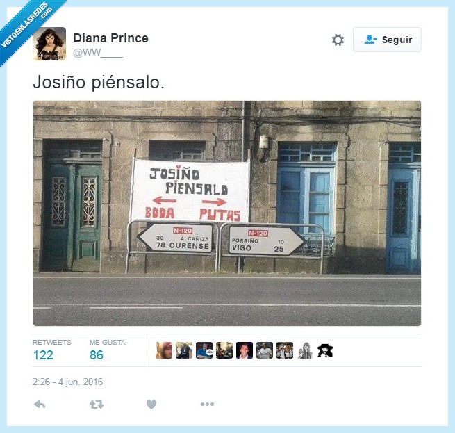 Josiño,elección,ultima oportunodad,boca,casar,amigos,pancarta