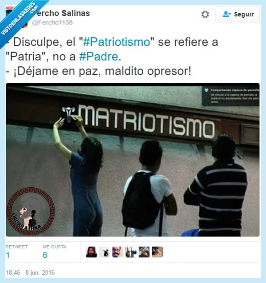 patria,patriotismo,feminista,fail