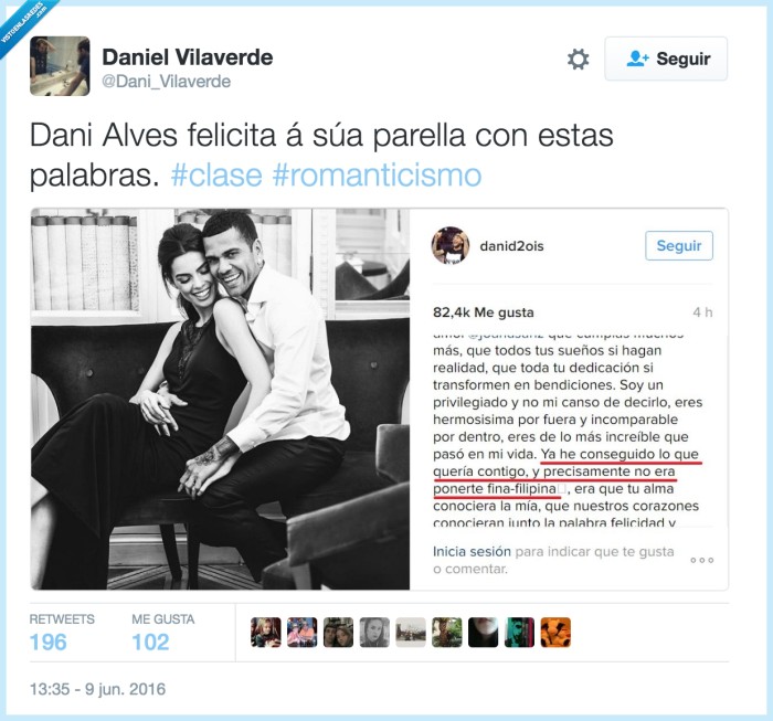 dani alves,felicitación,wtf,fino,vulgar,clase